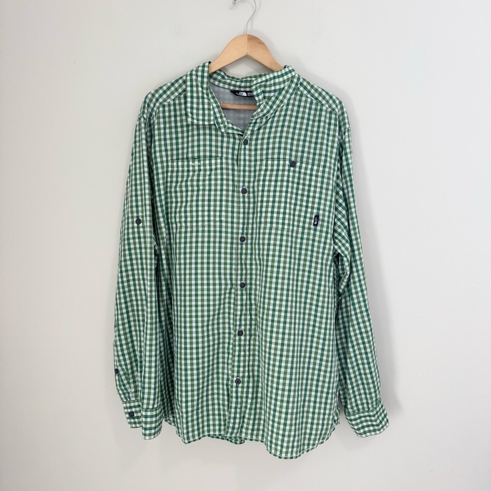 The North Face Plaid Casual Button Down Shirt